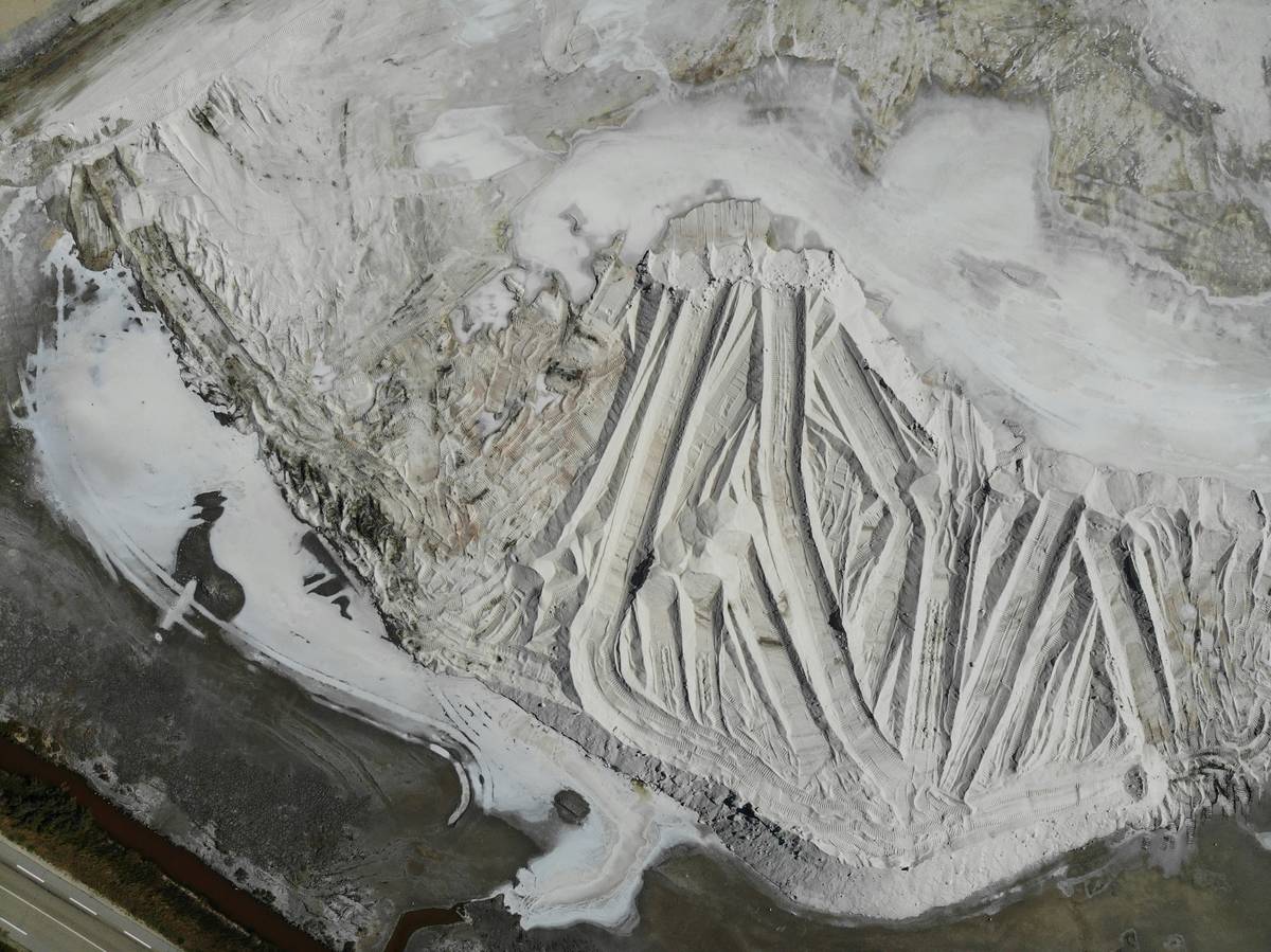 Photo of happy homeowner standing beside newly renovated living room free of asbestos contamination.